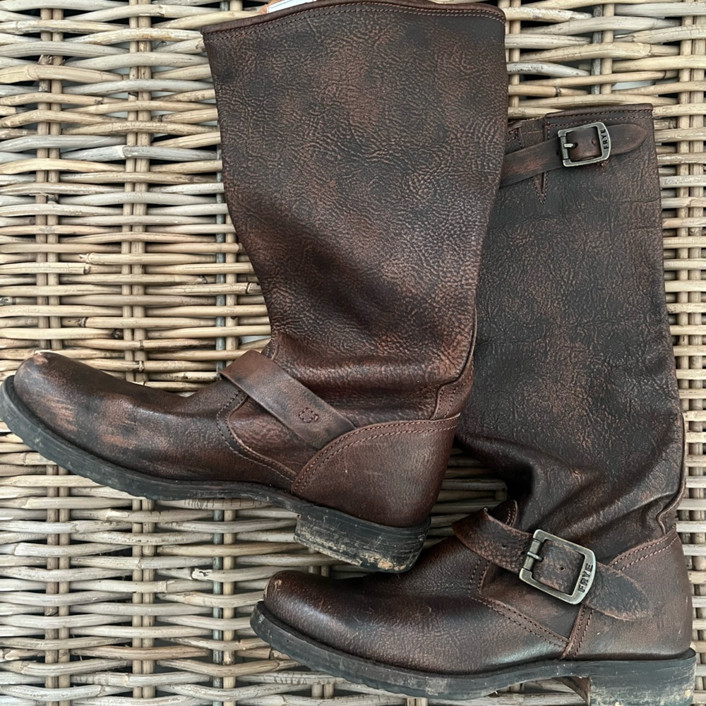 Frye Brown Leather Boots